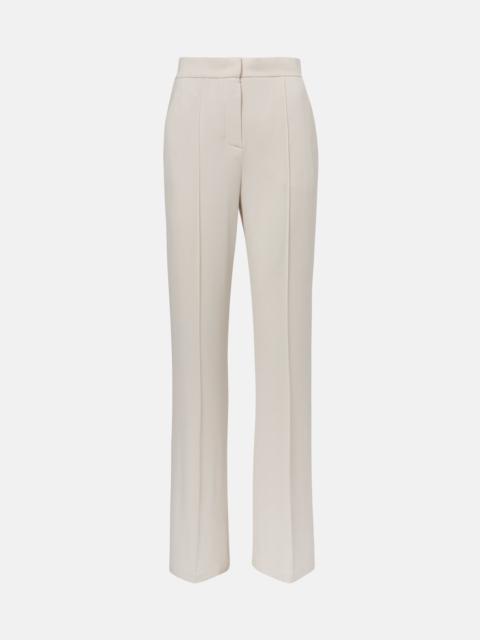 Max Mara Dinda high-rise jersey straight pants
