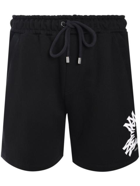 AMIRI logo-print track shorts