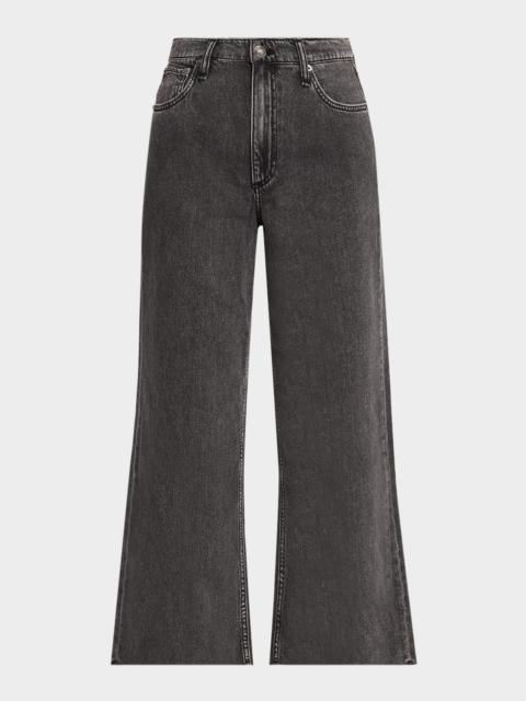 rag & bone Featherweight Andi High-Rise Wide Ankle Jeans