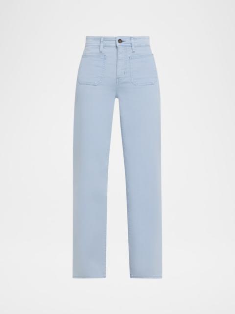 FRAME Le Slim Palazzo Modernist Pocket Jeans