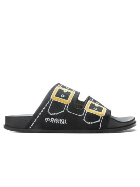 Marni Marni – Trompe L'oeil Slider Black