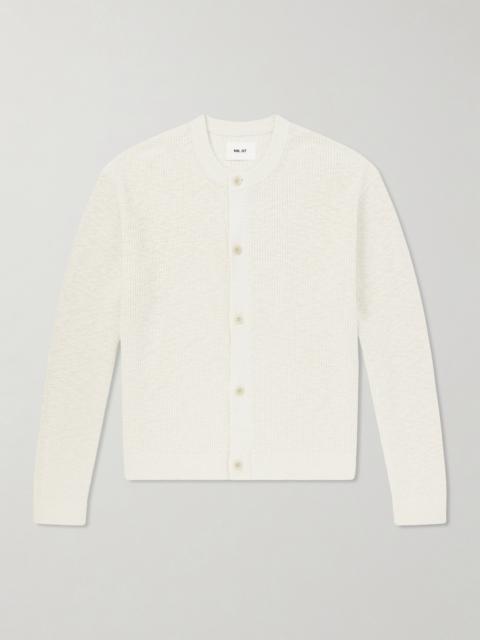 NN07 Jasper 60028 Ribbed Organic Cotton Cardigan