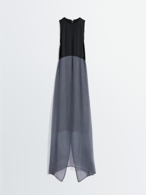 Lemaire COLUMN DRESS IN CREPE DE CHINE VISCOSE