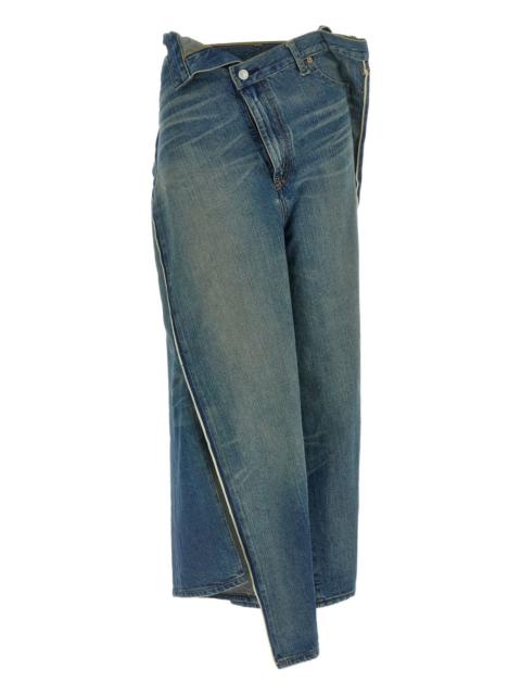 Junya Watanabe x  Levi's® asymmetric stitched panel jeans