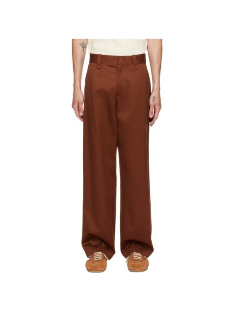 Helmut Lang Brown Chino Trousers