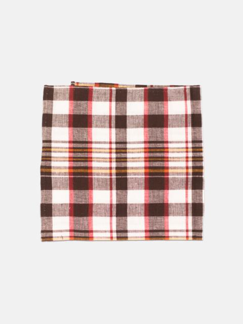 J. PRESS MADRAS POCKET SQUARE