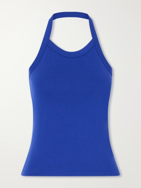 FLORE FLORE Angie Halterneck Organic Cotton-jersey Tank