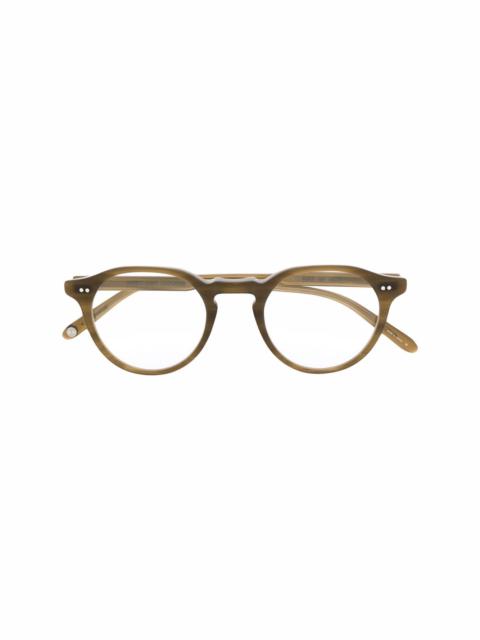 Garrett Leight Royce round frame glasses