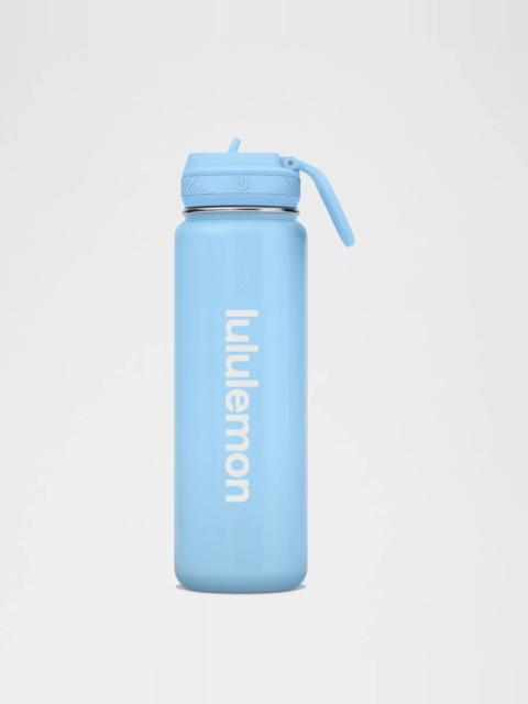 lululemon Back to Life Sport Bottle 24oz Straw Lid *Shine
