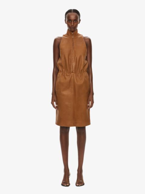 CHRISTOPHER ESBER Dannie Leather Zipped Dress