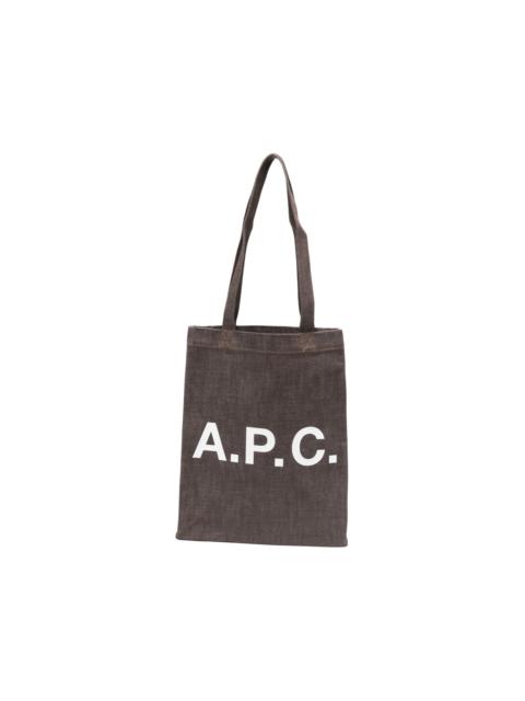 A.P.C. Lou logo tote bag
