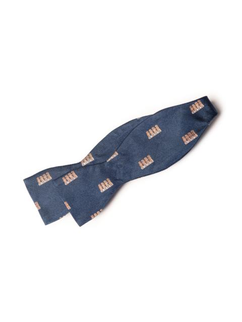 J. PRESS MADE-IN-UK FOUR MONKEYS CLUB BOW TIE
