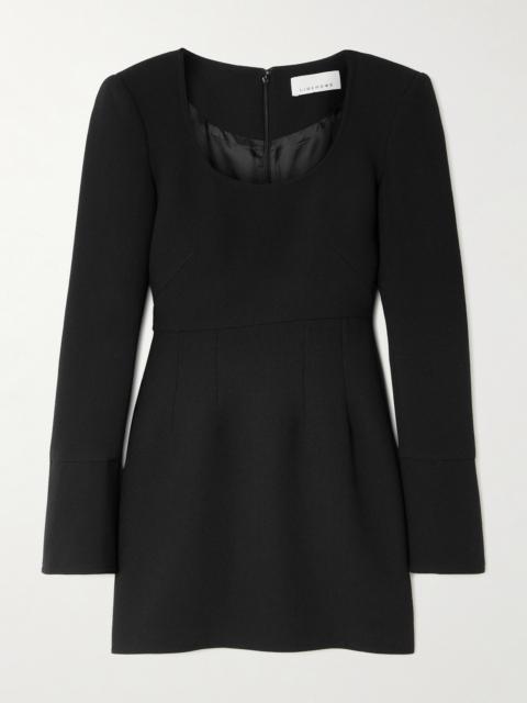 LIBEROWE + The Vanguard Amber Wool-crepe Mini Dress
