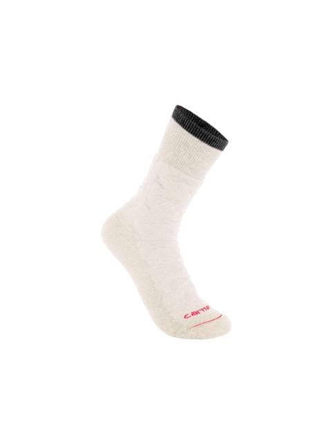Carhartt Twin Knit Heavyweight Diamond Plate Crew Sock