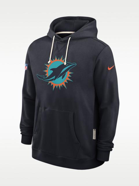 Nike Miami Dolphins Rivalries Collection Sideline Men's Nike Dri-FIT NFL Pullover Hoodie