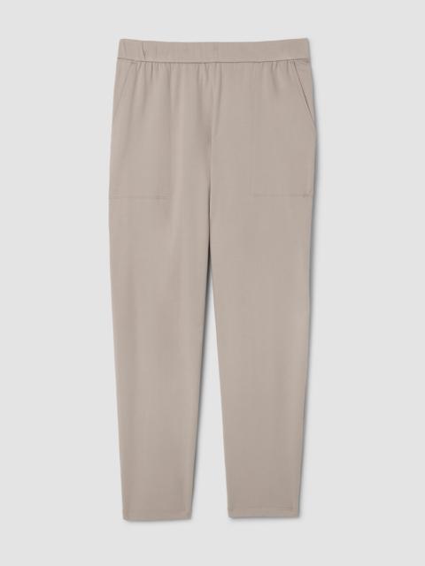 EILEEN FISHER Pima Cotton Stretch Jersey Tapered Pant
