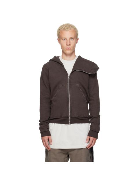 Rick Owens DRKSHDW Brown Tower Mountain Hoodie