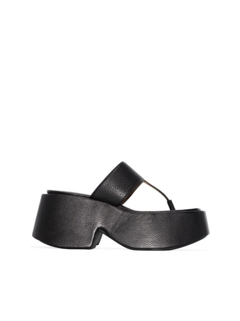 flatform thong sandals