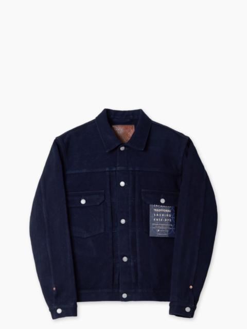 Studio D'Artisan STUDIO D'ARTISAN 4619 SASHIKO DENIM 2ND TYPE JACKET ONE WASH INDIGO