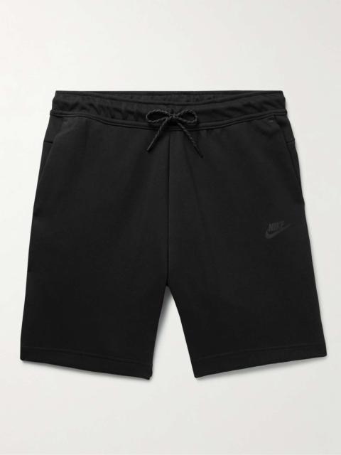 Nike Straight-Leg Cotton-Blend Tech-Fleece Drawstring Shorts