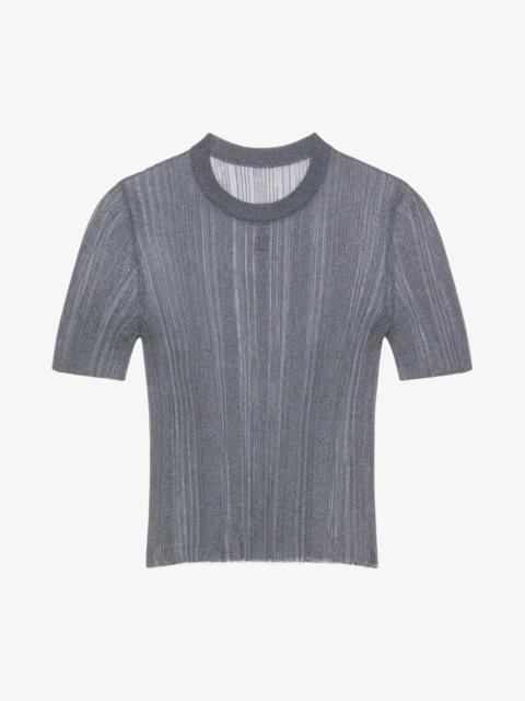 Givenchy SLIM FIT SWEATER IN TRANSPARENT KNIT