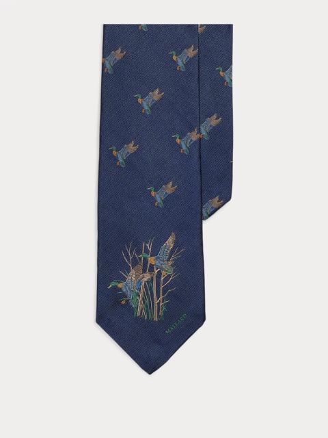 Polo Ralph Lauren Graduate Mallard-Patterned Silk Tie