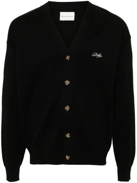 Drôle de Monsieur Introducing the LE CARDIGAN DRÔLE, a sophisticated sweater by DROLE DE MONSIEUR. Crafted from high-q