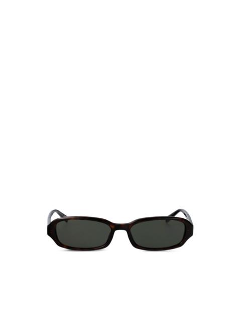 SAINT LAURENT Erin rectangle-frame sunglasses