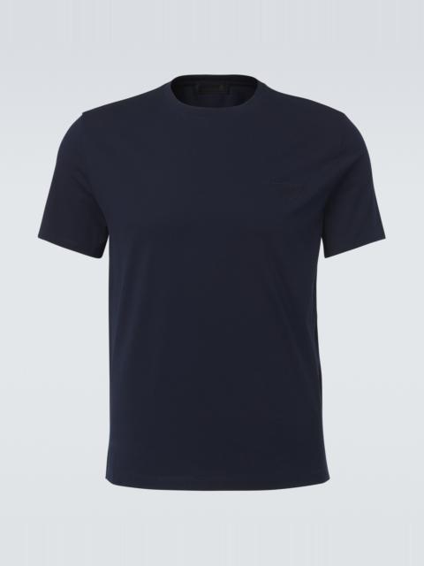 Prada Cotton-blend jersey T-shirt