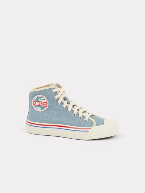 KENZO KENZOSCHOOL denim high-top trainers