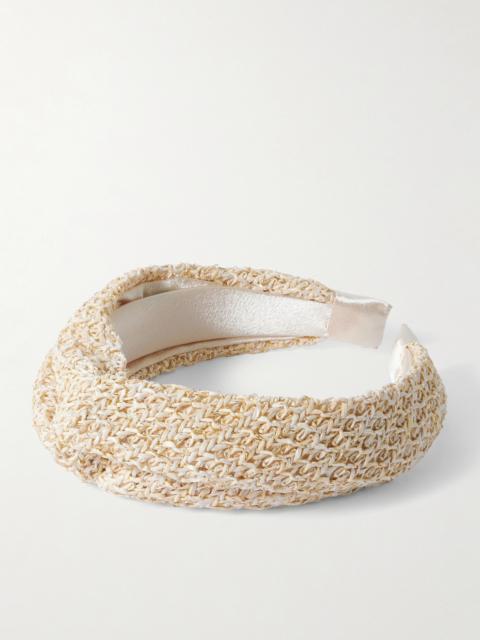 EUGENIA KIM Trish Knotted Metallic Woven Headband