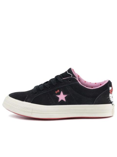 Converse Converse Hello Kitty x One Star Suede Low 'Black' 162938C