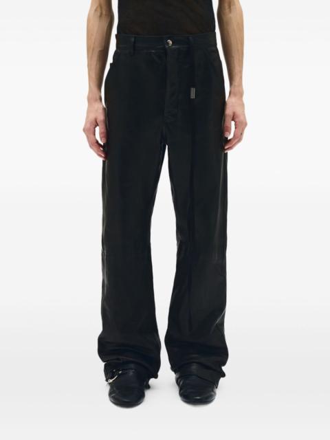 Ann Demeulemeester leather trousers