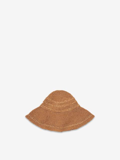 Maison Margiela Crochet and braid wide brim bucket hat