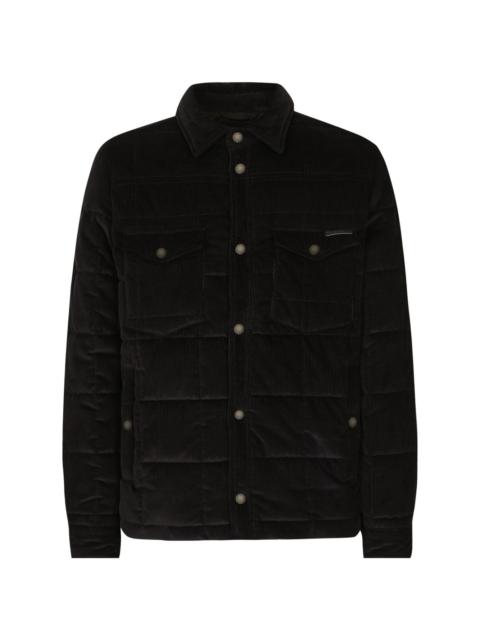 Dolce & Gabbana corduroy shirt jacket