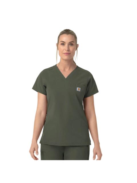 Carhartt Women's Rugged Flex FLD V-Neck Scrub Top