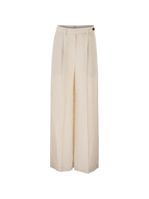 Brunello Cucinelli double pleats tailored trousers
