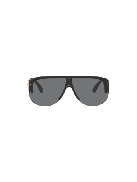 VERSACE Black Medusa Biggie Pilot Sunglasses