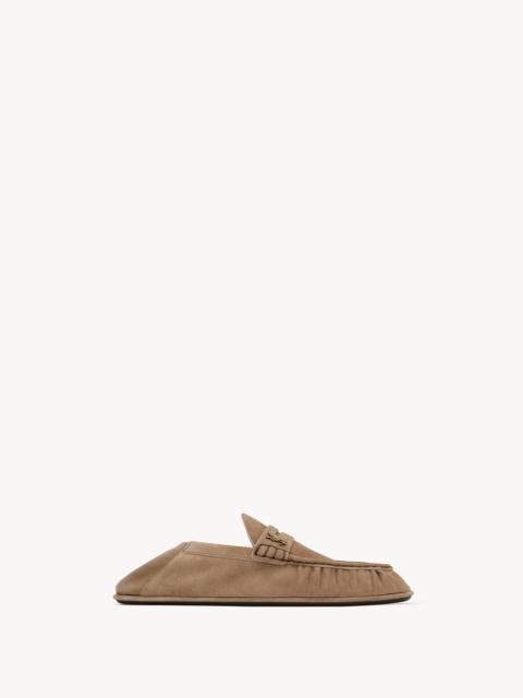 SAINT LAURENT LE LOAFER FOLDABLE IN SUEDE
