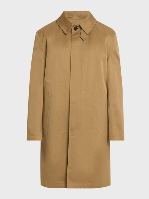 SAINT LAURENT Men's Mac Gabardine Coat