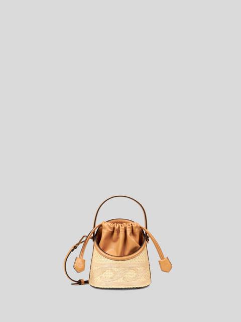 Etro SMALL RAFFIA SATURNO BAG