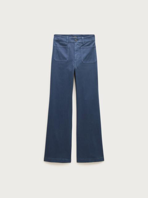 J.CREW Charley kickout cropped pant in chino