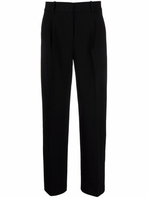 Theory straight-leg high-waisted trousers
