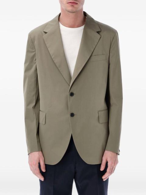 Prada button poplin blazer