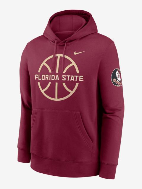 Nike Florida State Seminoles Club Basketball Icon Men's Nike College Pullover Hoodie