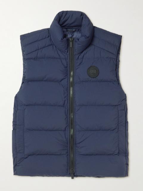 Canada Goose Crofton Slim-Fit Logo-Appliquéd Quilted Enduraluxe® Down Gilet