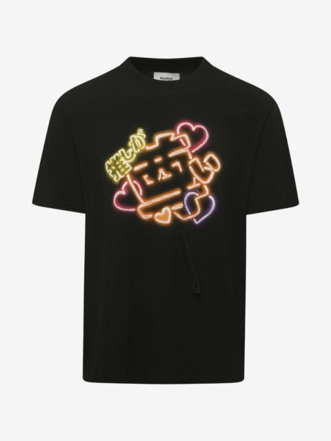 doublet neon-paint T-shirt