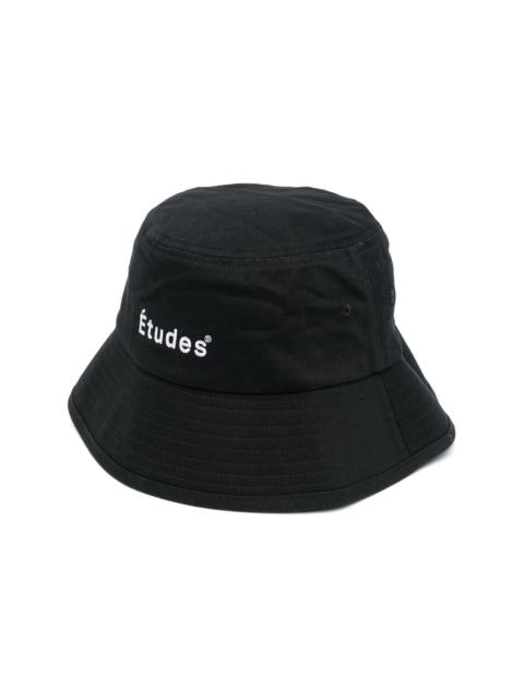Étude logo-embroidered bucket hat