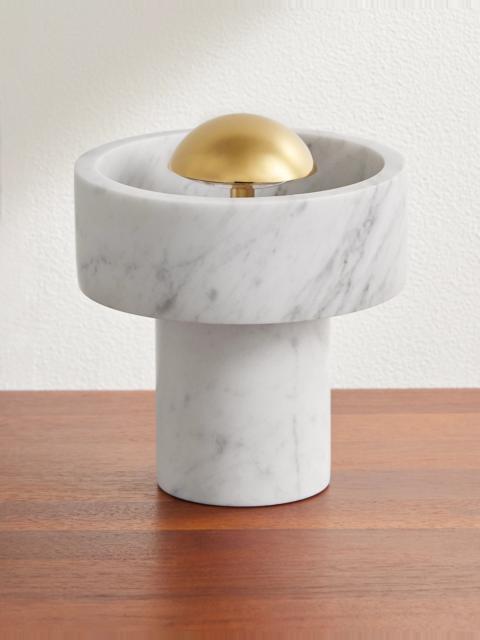 Tom Dixon Stone Portable Marble and Gold-Tone LED Lamp