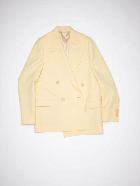 Acne Studios Tailored suit jacket - Vanilla yellow